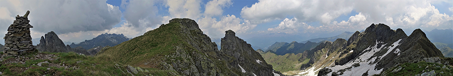 Vista panoramica dall'omone del Ponteranica centrale 